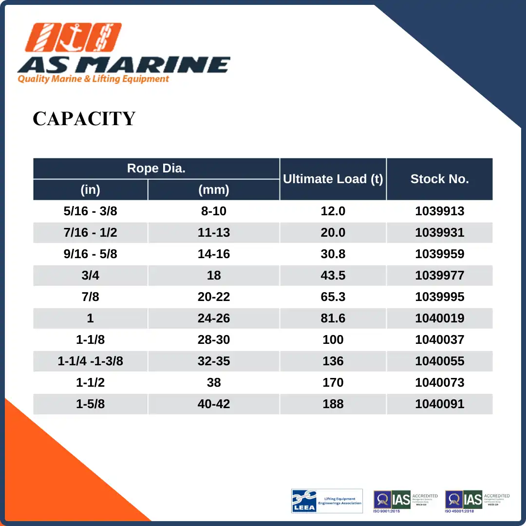 Capacity G417 Crosby USA